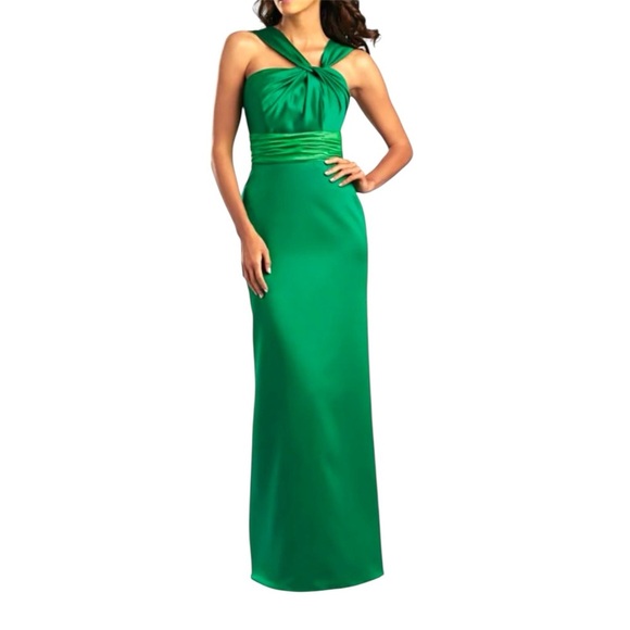 Alfred Angelo Emerald Green Formal Gown Dress - Women's Size 14 Style # 7329L - Picture 1 of 9